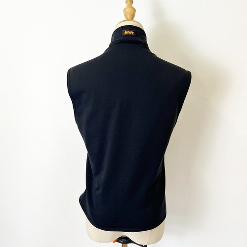 REI Vintage Black Fleece Vest Full Zip XS Pockets Outdoors Camping Hiking Active - Picture 3 of 10