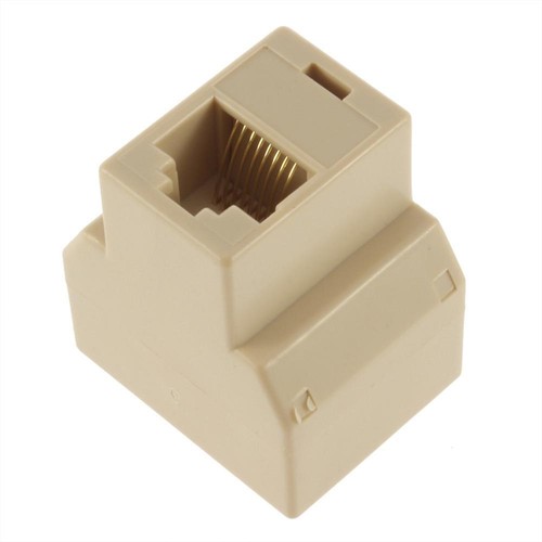 LAN Ethernet Universal Network Cable CAT5/CAT6 Connector Adapter RJ45 Splitter - Afbeelding 4 van 7