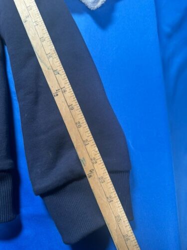 Harley-Davidson Men's XL Hoodie Navy Sherpa-Lined Graphic Zip Front - Picture 8 of 11