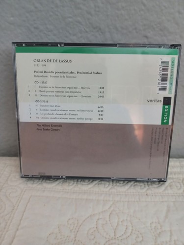 ORLANDE DE LASSUS Bußpsalmen 2 CD Set - Bild 2 von 4