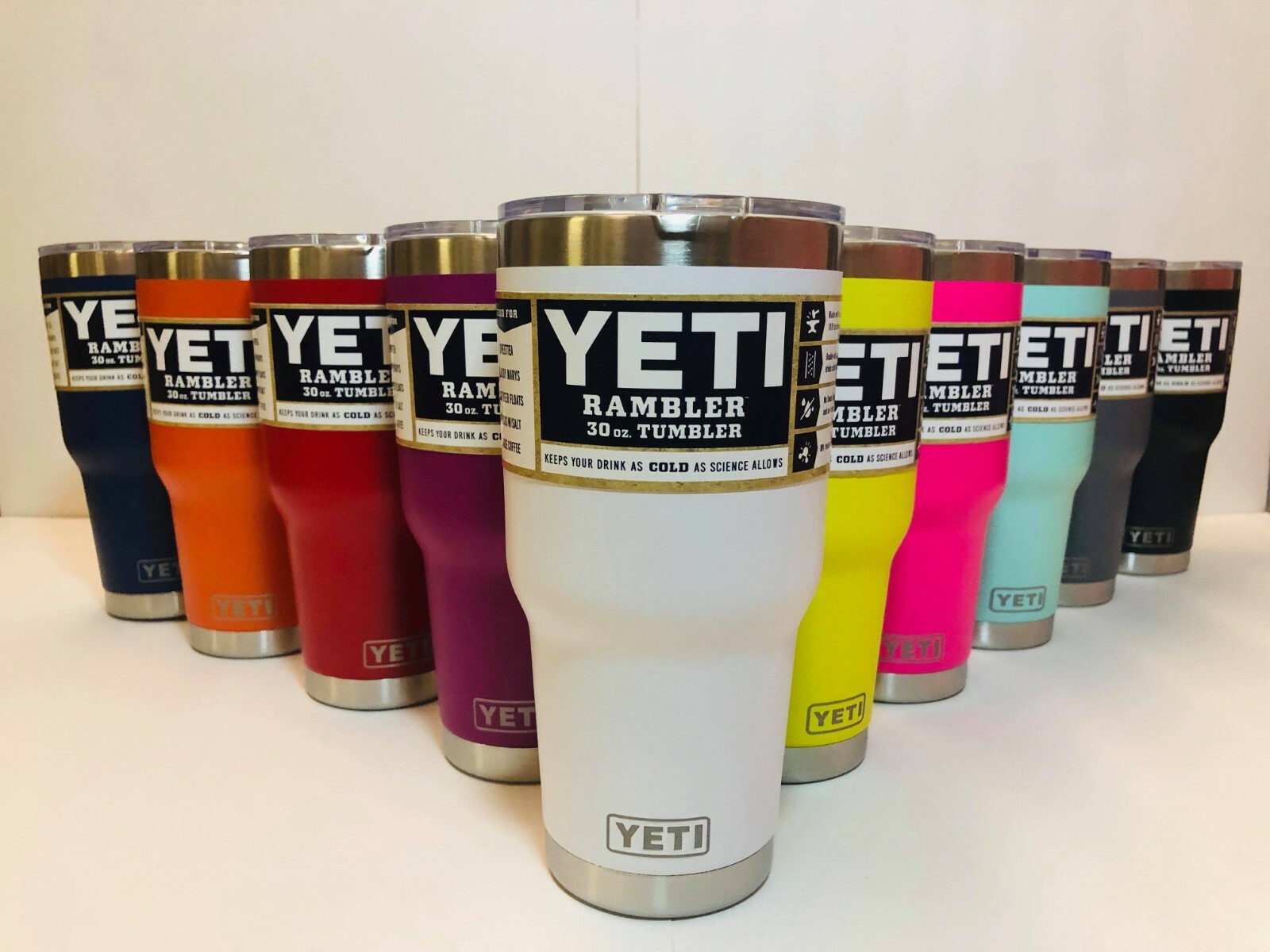 yeti rambler stainless steel vacuum insulated tumbler