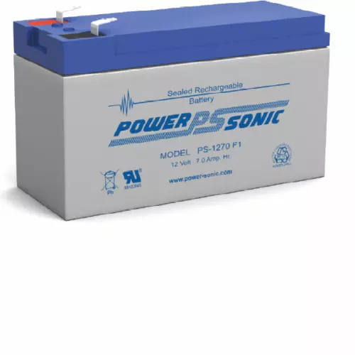 Powersonic PS-1270F1 12V / 7 Amp Sealed lead acid Battery