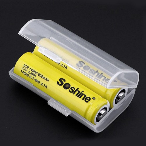 Portable Hard Plastic Battery Case Holder Storage Box for 2xAA Batteries - Zdjęcie 6 z 11