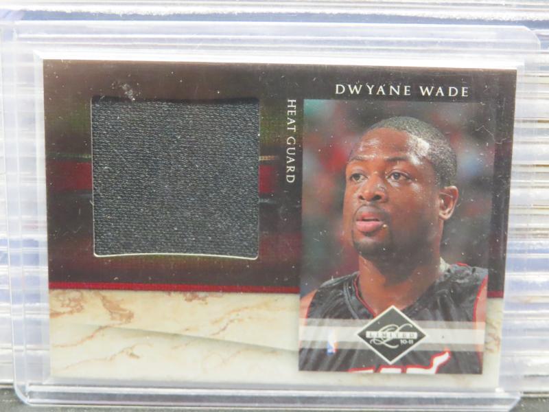 2010-11 Panini Limited Dwyane Wade Jumbo Materials Jersey Relic #38/99 Heat
