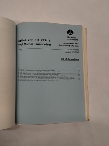 Livre d'instructions pour émetteur-récepteur Collins VHF-21/-22 VHF Comm - original - Photo 22/24