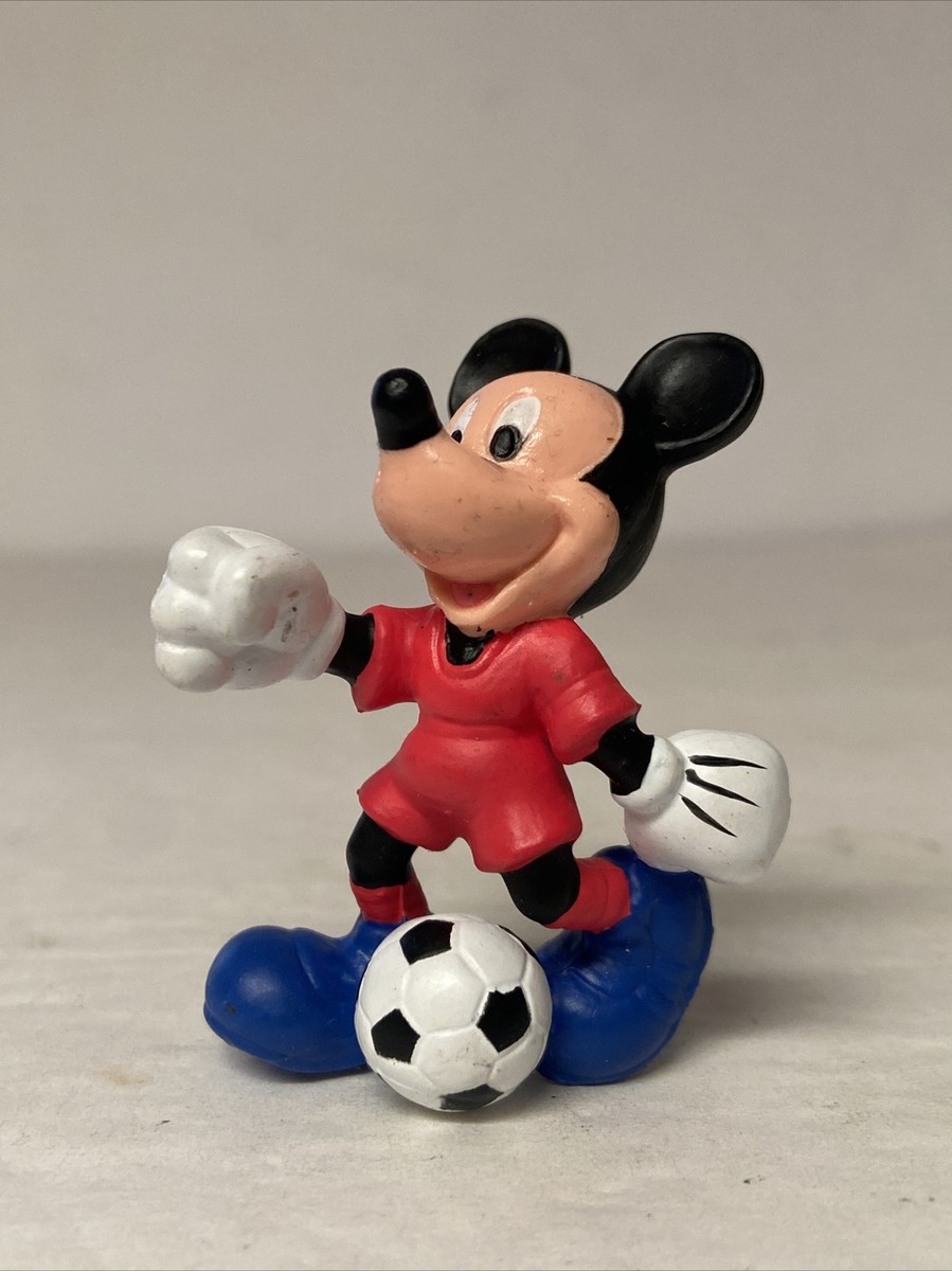 Vintage Disney Mickey Mouse Soccer Player Figure | eBay
