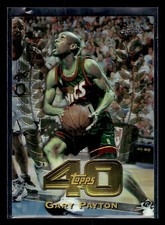 1997 Topps Chrome #T40-9 Gary Payton  Topps 40  Mint+ New