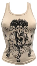 Lord Ganesha Ganesh Karma Hindu Tattoo Designer VIP Tank Top Shirt S