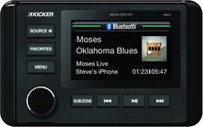 KICKER 46KMC4 MARINE BOAT DIGITAL MEDIA STEREO RECEIVER USB/BLUETOOTH/DUAL ZONE