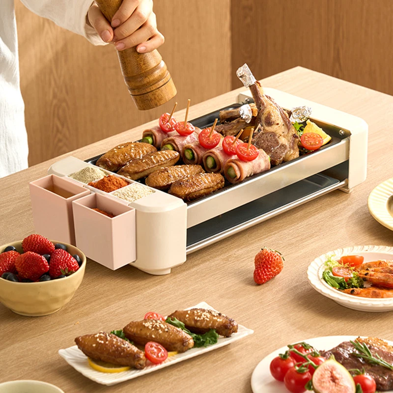 Electric Sausage Machine Hot Dog Roller Grill Multifunction 6 Tube Baking Roller - image 2 of 4