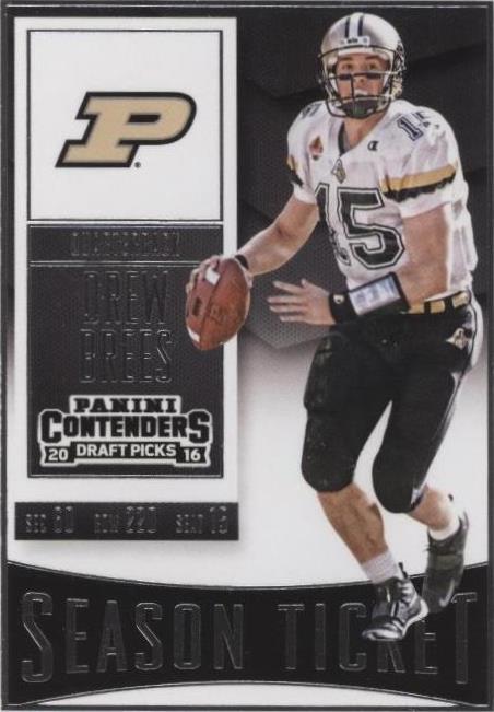 2016 Panini Contenders Draft Picks Drew Brees #34 - 1 of 2