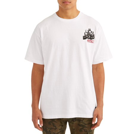WeSC WHITE Media Junkie Graphic T-Shirt, US Small - Picture 2 of 10