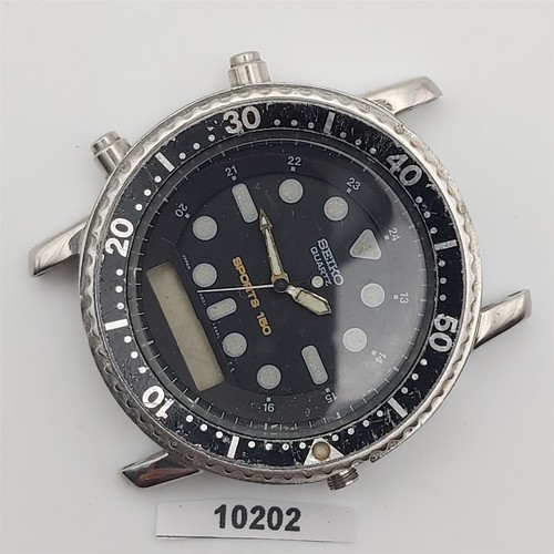 PROJECT TO FIX SEIKO ARNIE H601 HERREN SS DIGITAL ANALOG EU SCHIFF UHR BVT10202