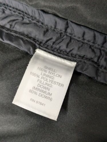 J Jill Daunen gesteppte gefütterte Weste durchgehender Reißverschluss schwarz Damengröße XL UVP 139 $ - Bild 9 von 9
