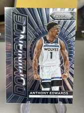ANTHONY EDWARDS 2023-24 PANINI PRIZM DOMINANCE SILVER #15 NBA