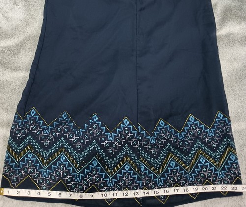 Jodi Kristopher Womens Sz 5 Aztec Boho Cold Shoulder Sleeveless Tribal Dress - Picture 5 of 20