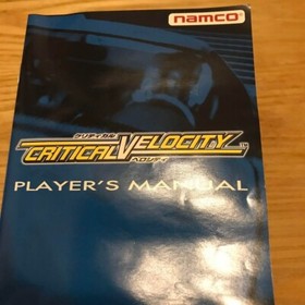 Sony Play station 2  "critical velocity" software PS2 Japanese version [ USED ]