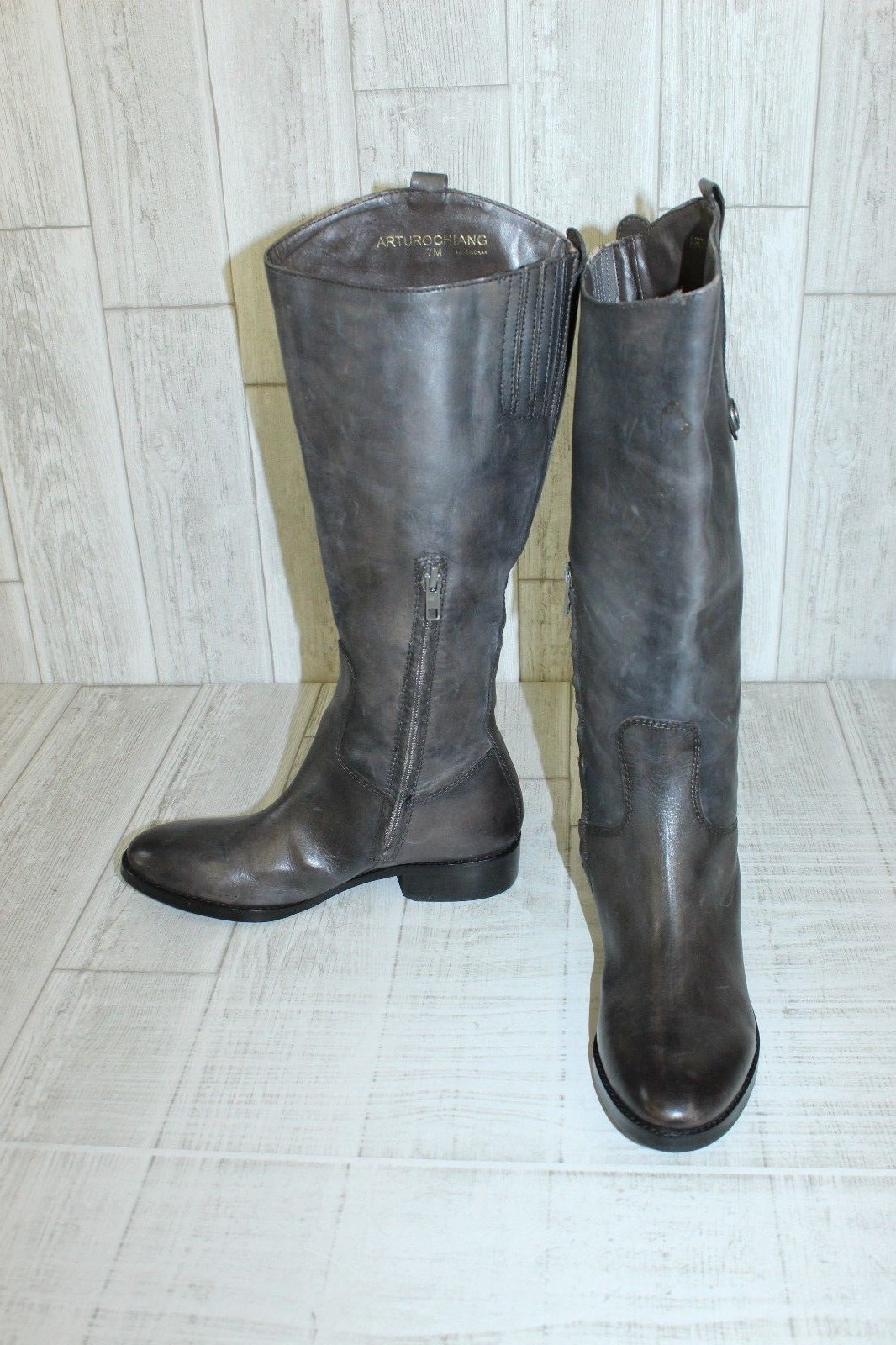 Arturo Chiang Enchante Cuero Botas De Montar, Para Mujer Tamaño 7 M, Negro Arturo Montar, Chiang Enchante Cuero Botas De Montar, Arturo Para Mujer Tamaño 7 M, Negro 15bb07