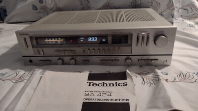 Technics ヴィンテージ・オーディオ・システム Vtg 80s Technics SA-424 FM/AM Quartz Digital Synthesizer