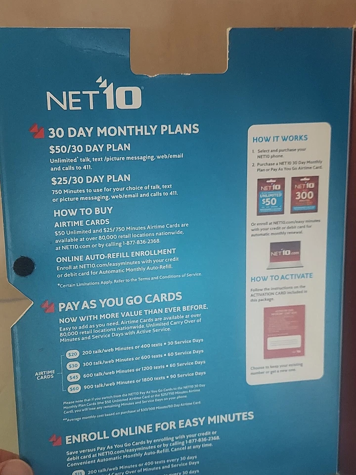 Motorola MOTO EM326g - Black (Net10) Cellular Phone - Image 2 of 4