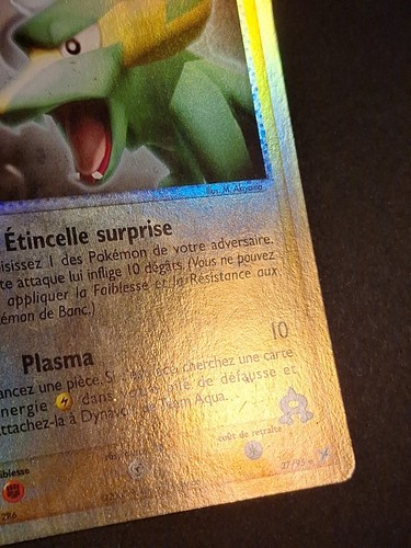 HOLO carte pokemon Dynavolt 27/95 Ex Team Magma Vs Team Aqua - Picture 3 of 21