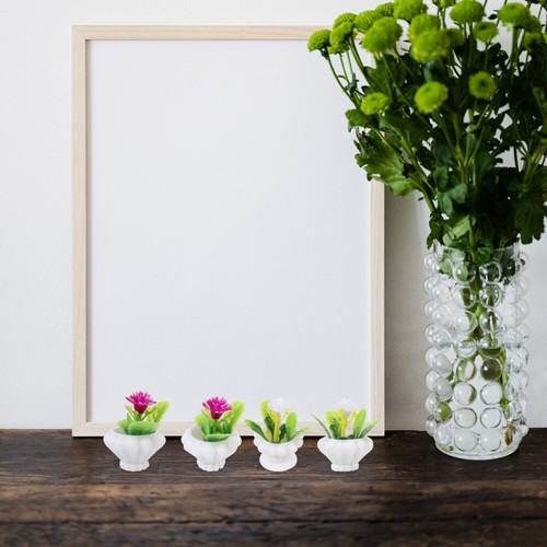32pcs Potted Flower Model Wedding Party Decorations Artificial Potted Plants - Picture 4 of 12