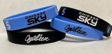ANGEL REESE WRISTBAND 2 SET SILICONE BRACELETS CHICAGO SKY WNBA Adult Large