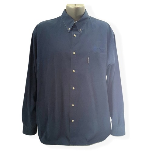Camisa Columbia Sportswear Para Hombres 2XL Pepsi Abotonada Manga Larga Azul Algodón - Imagen 1 de 7