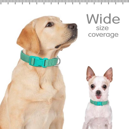 Reflective Dog Collar with Buckle Adjustable Soft Neoprene Padded Nylon Pet C... - Picture 4 of 7