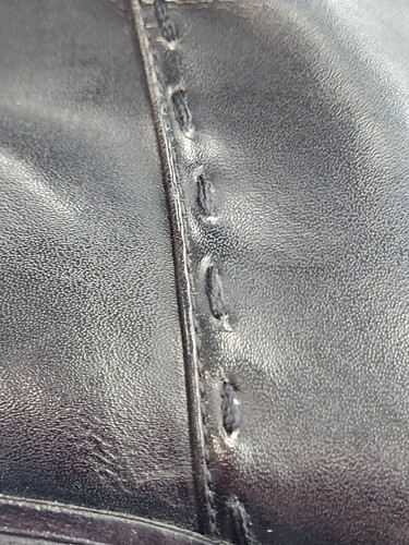 Auténticas botas al tobillo Y2K Lower East Side para mujer 9 negras punta cuadrada tacón grueso - Imagen 12 de 18