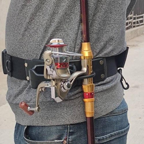 Fishing Wading Belt Rod Holder Adjustable Wader Fishing Belt Waist Y1V5 V5J9 - Photo 6/15