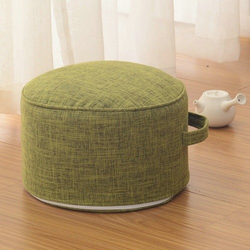 16" Chair Cushion Round Indoor Outdoor Garden Patio Footstool Pouf Ottomans - Picture 13 of 18