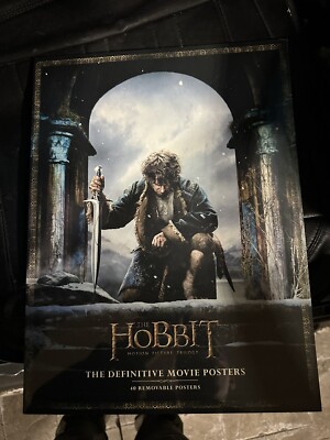 The Hobbit Definitive Movie Posters Motion Picture Trilogy 40 Removable POSTERS!