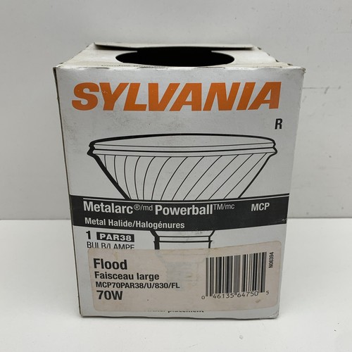 Sylvania MCP70PAR38/U/FL/830 Metal Halide 70W C98/O Flood Lamp Light Bulb 3000K - Picture 5 of 9