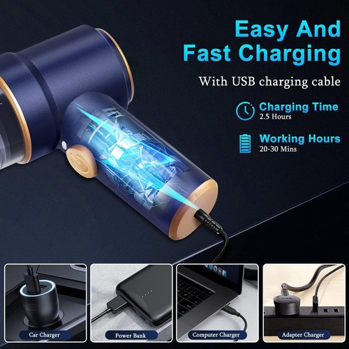Handheld Car Vacuum Cleaner,9000Pa Vacuum Cleaner and Air Duster,120W High Power - Picture 4 of 7