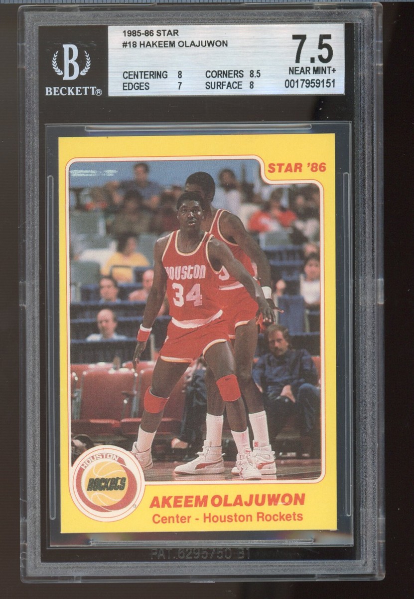 その他 star85 akeem olajuwon RC!!! 1984-85 Star - Hakeem Olajuwon #237 (RC) for sale online | eBay