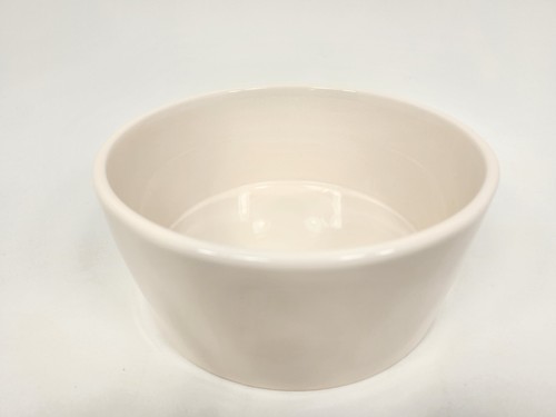 Rae Dunn DRINK UP Hund Katze Tier 6" Keramik Haustier Wassernapf weiß NEU - Bild 2 von 5