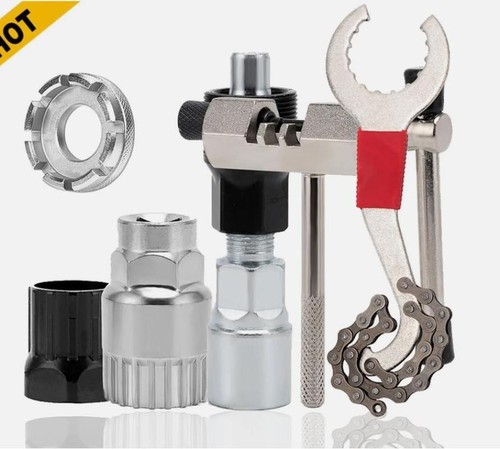 6 Piece Bicycle Repair Tools Kit, Bike Cassette Removal Tool, Sprocket Removal - Picture 12 of 13