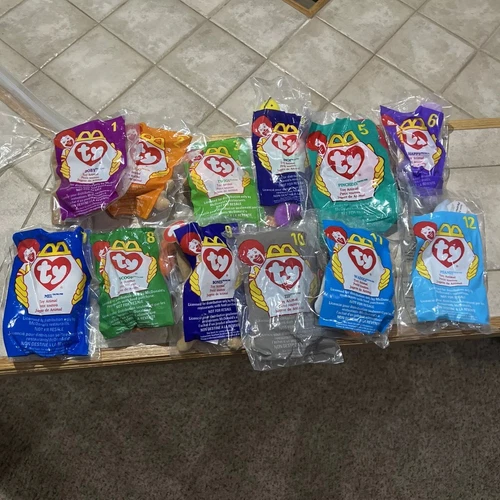 Ty Beanie Babies McDonalds Happy Meal 1998 Complete Set 1-12