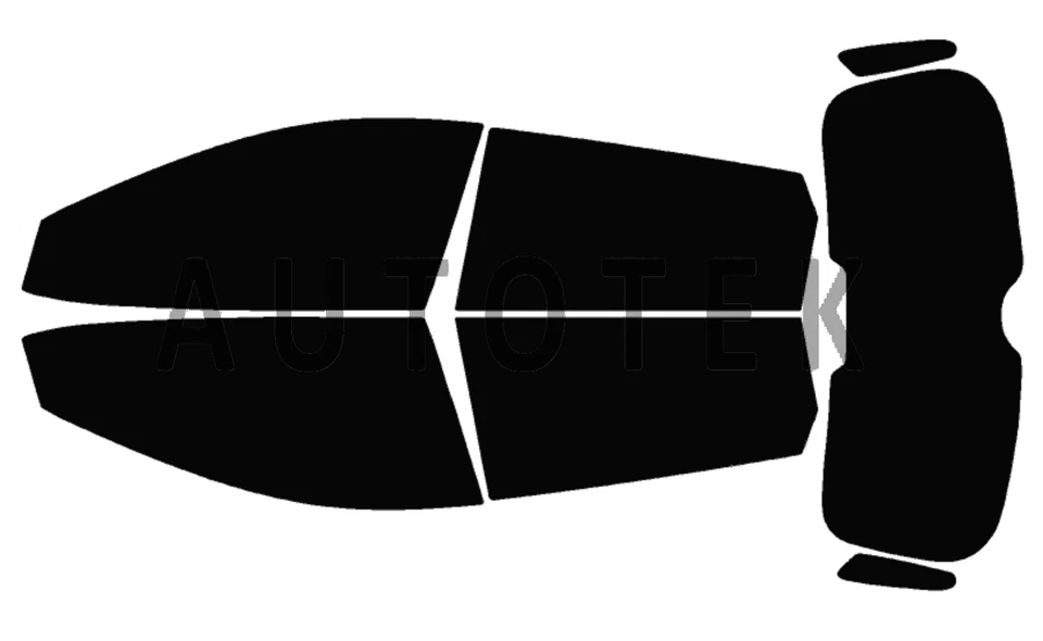 PreCut Window Film Any Shade % VLT For Toyota Matrix 2009 - 2014 Tinting Films - Image 2 of 4