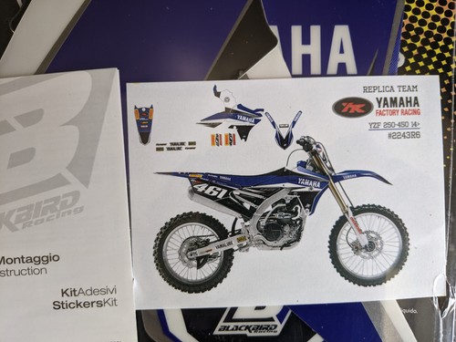 BLACKBIRD Sticker Kit YAMAHA YZ450FX 2016 2017 2018 - Picture 3 of 4