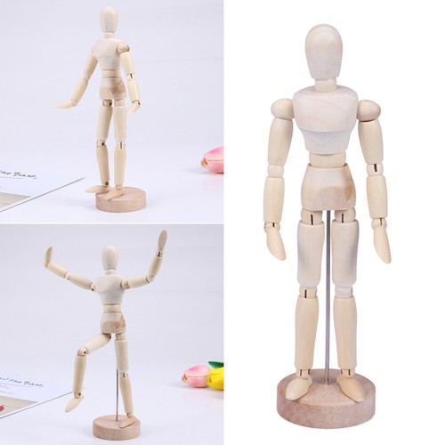 Wooden Man le plus cher Ornaments Child Educational Children Craft Toys DIY Painted Dolls