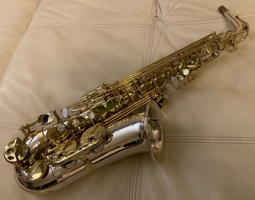 UNIQUE SELMER ALTO SERIE 3 ARGENT MASSIF SOLID STERLING SILVER like new !!!
