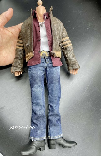 1/6 Lederjacke Jeans Stiefel Set Logan Wolverine für 12" Figur WORLDBOX - Bild 1 von 6