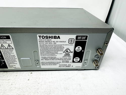 Toshiba SD-V392SU2 DVD/VCR Combo HiFi Stereo VHS Player, w/ Remote - READ - Picture 9 of 9