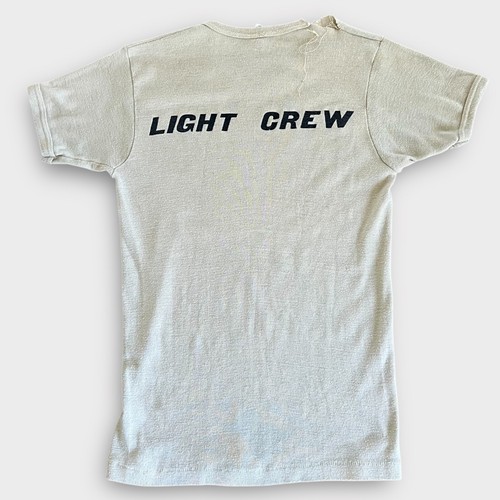 1976 Aerosmith Live At Boston Garden Lighting Crew Vintage Tour Tee Shirt 70s - Picture 2 of 4