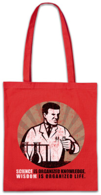Science Is Organized Knowledge Stofftasche Einkaufstasche Natural Sciences