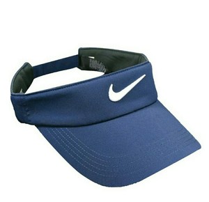 navy nike visor