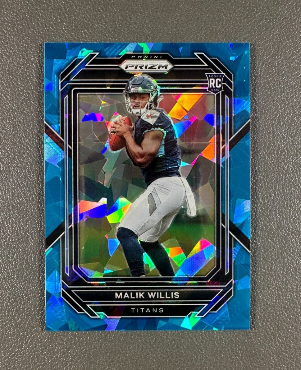 2022 Prizm Malik Willis /99 Rookie Blue Ice #303 RC Titans BXT