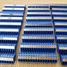 Lot of 35 Pluggable 16 Pin Screw Terminal Block Phoenix Style Connector Female